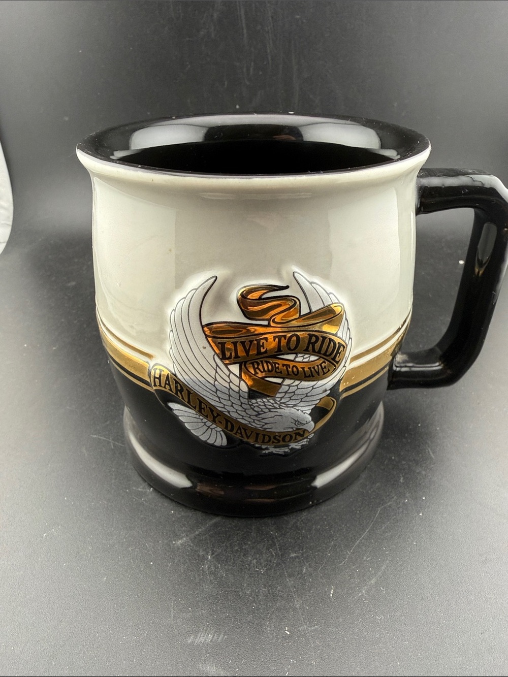 Harley-Davidson 'Live to Ride' Ceramic Mug